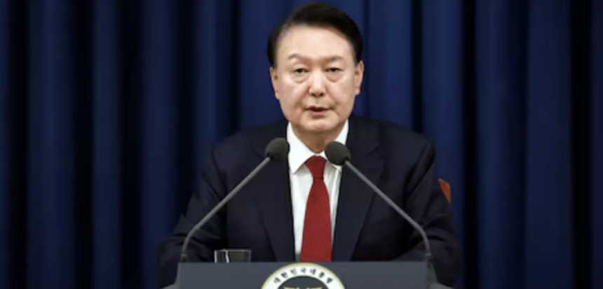 Após protestos, presidente da Coreia do Sul desiste de lei marcial Após protestos, presidente da Coreia do Sul desiste de lei marcial