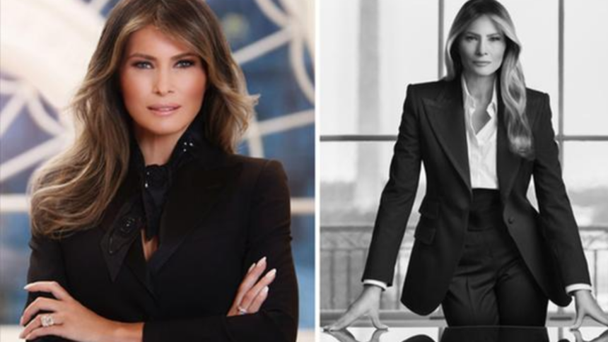 Casa Branca Divulga Foto Oficial de Melania Trump em Novo Mandato de Donald Trump Casa Branca Divulga Foto Oficial de Melania Trump em Novo Mandato de Donald Trump