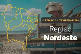 PREVISÃO DO TEMPO: Nordeste terá céu com muitas nuvens e chuva isolada, nesta terça-feira (28)