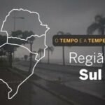 PREVISÃO DO TEMPO: Sul tem alerta de tempestade