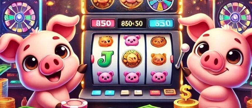 Jogo do Porco: Jogando com adoráveis leitões Jogo do Porco: Jogando com adoráveis leitões