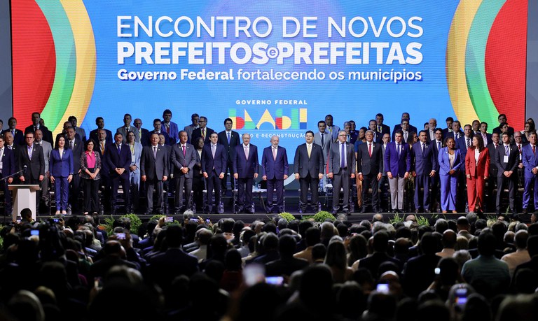 Novo PAC Seleções ganha destaque na abertura do Encontro de Prefeitos em Brasília Novo PAC Seleções ganha destaque na abertura do Encontro de Prefeitos em Brasília