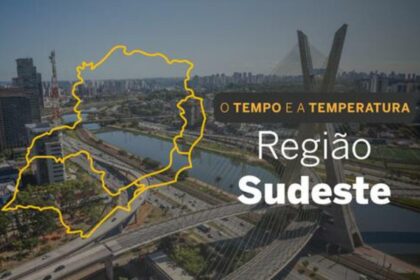 PREVISÃO DO TEMPO: Chuvas em SP e em regiões de MG nesta segunda-feira (10)