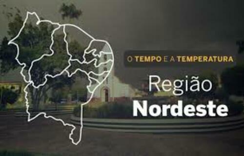 PREVISÃO DO TEMPO: Nordeste registra chuva em algumas áreas da região