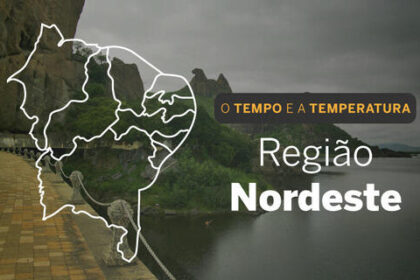 PREVISÃO DO TEMPO: chuva predomina no Nordeste; Bahia terá sol
