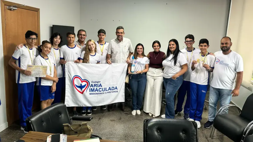 Alunos de Goianésia conquistam ouro na Mostra Brasileira de Foguetes e Olimpíada de Astronomia Alunos de Goianésia conquistam ouro na Mostra Brasileira de Foguetes e Olimpíada de Astronomia