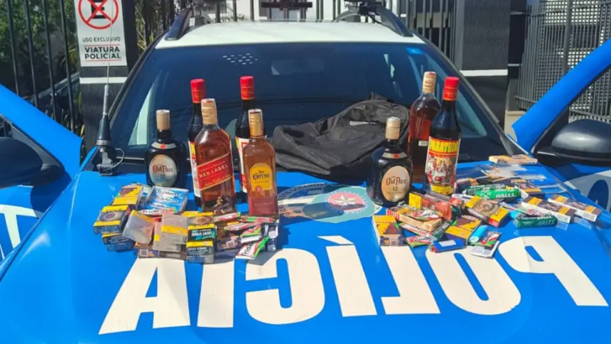 Furto qualificado em bar de Jaraguá: menores são apreendidos e mercadorias recuperadas Furto qualificado em bar de Jaraguá: menores são apreendidos e mercadorias recuperadas