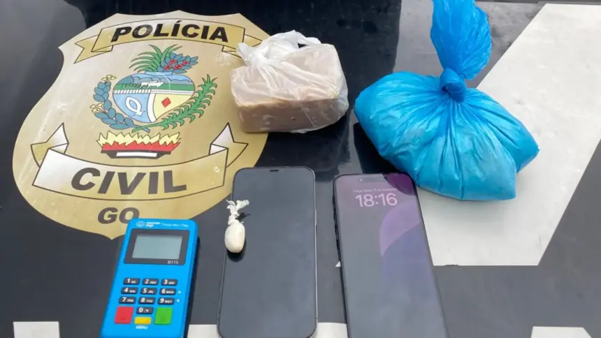 Um dos homens de confiança do crime organizado de Goianésia é preso pelo Geic Narcóticos Um dos homens de confiança do crime organizado de Goianésia é preso pelo Geic Narcóticos