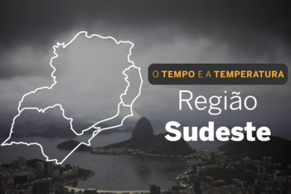 PREVISÃO DO TEMPO: Sudeste terá predominância de chuva isolada, nesta sexta-feira (28)
