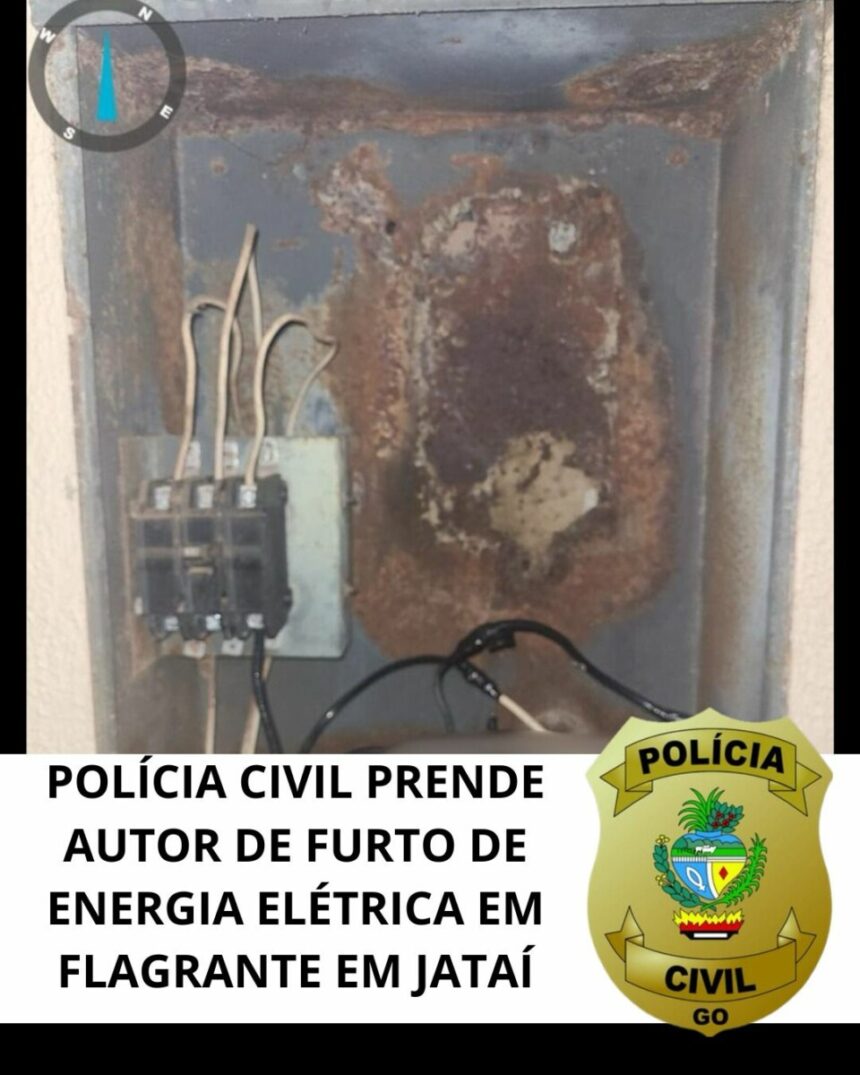 PC prende suspeito de furto de energia em Jataí – Policia Civil do Estado de Goiás PC prende suspeito de furto de energia em Jataí – Policia Civil do Estado de Goiás