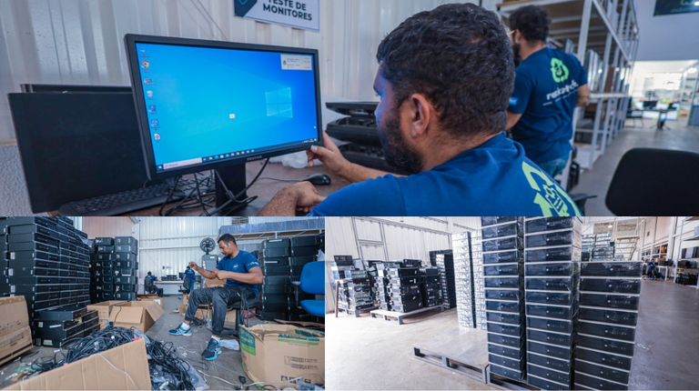 Ministério das Comunicações recebe doação de 1,5 mil computadores para programa de inclusão digital Ministério das Comunicações recebe doação de 1,5 mil computadores para programa de inclusão digital