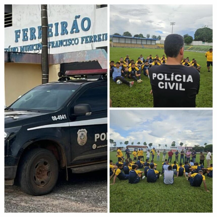 PCGO visita Iporá Esporte Clube e orienta a como evitar fraudes em apostas esportivas – Policia Civil do Estado de Goiás