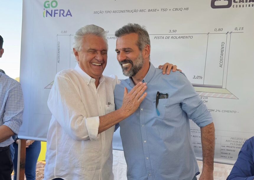 Caiado inaugura nesta segunda-feira pavimentação das GOs 338 e 080, viabilizada por Renato de Castro enquanto deputado Caiado inaugura nesta segunda-feira pavimentação das GOs 338 e 080, viabilizada por Renato de Castro enquanto deputado