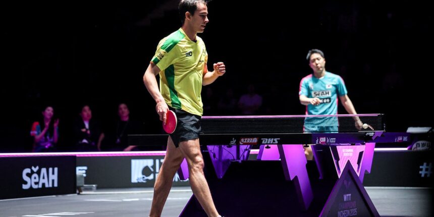 Calderano avança no WTT Champions após revanche sobre sul-coreano Calderano avança no WTT Champions após revanche sobre sul-coreano