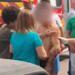 Homem é agredido com pauladas durante briga no Feirão do Nova Aurora