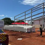 Obras do Posto Avançado do Corpo de Bombeiros em Barro Alto está em ritmo acelerado