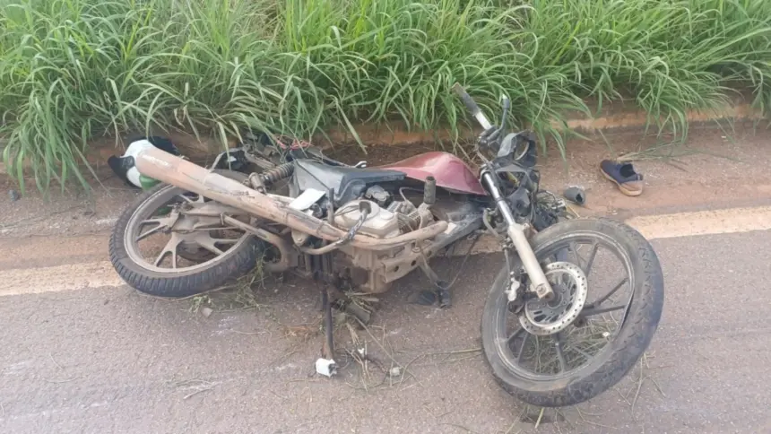 Passageiro de moto por aplicativo morre em acidente na BR-060 Passageiro de moto por aplicativo morre em acidente na BR-060