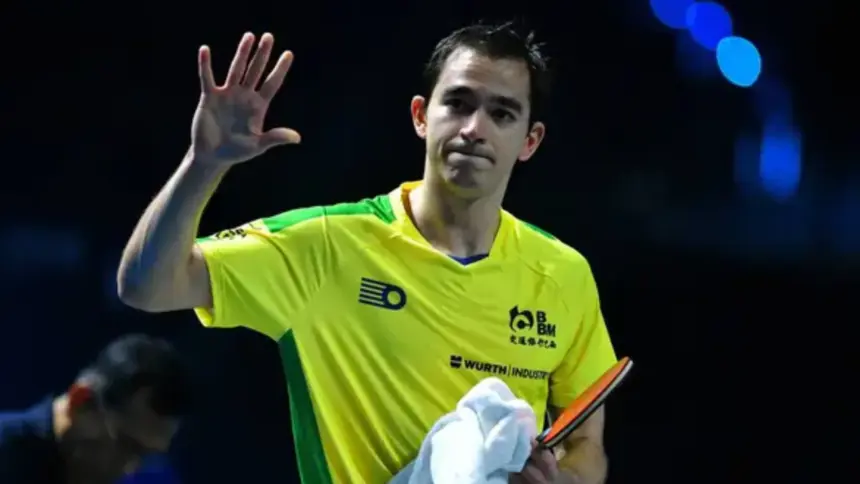Calderano perde para chinês na final do Mundial e obtém vice inédito no tênis de mesa Calderano perde para chinês na final do Mundial e obtém vice inédito no tênis de mesa