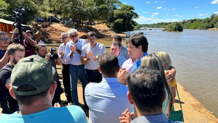 Viabilizada por Renato de Castro, ponte de São Luís do Norte tem ordem de serviço assinada para construção imediata Viabilizada por Renato de Castro, ponte de São Luís do Norte tem ordem de serviço assinada para construção imediata