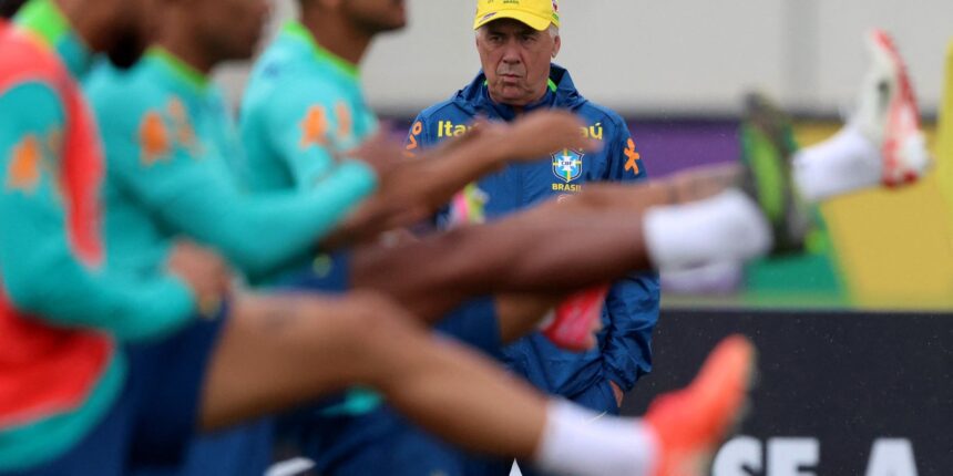 Brasil enfrenta Equador na estreia do italiano Carlo Ancelotti Brasil enfrenta Equador na estreia do italiano Carlo Ancelotti
