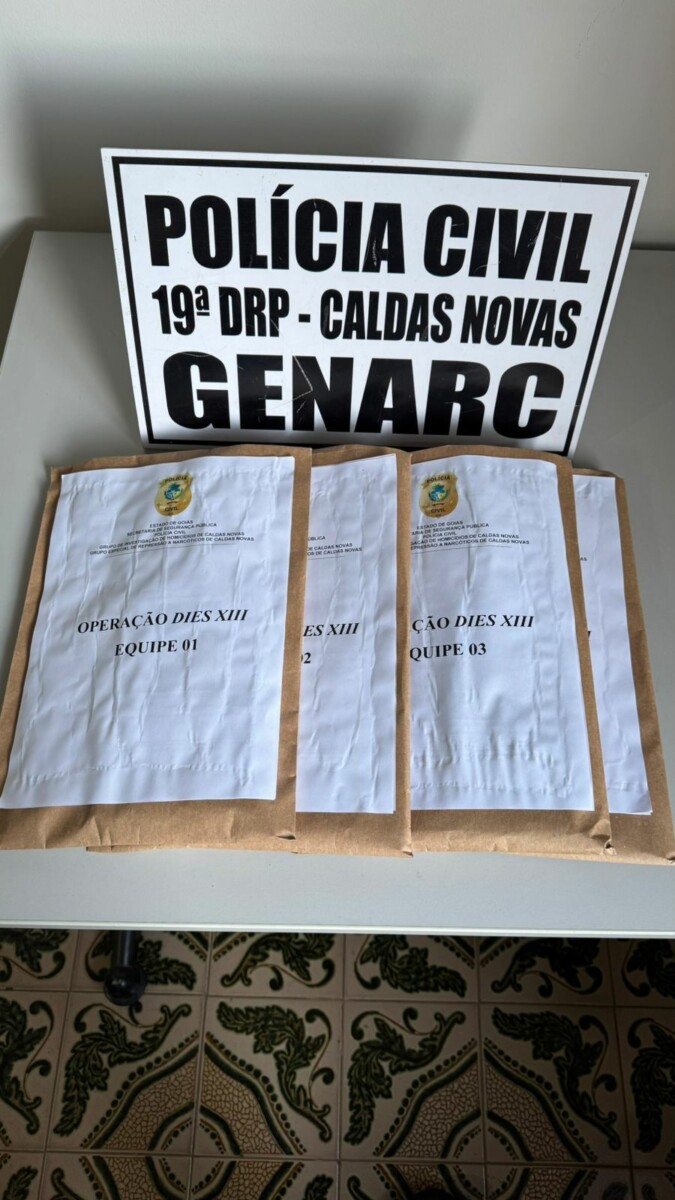 PCGO em operação integrada combate tráfico de drogas e desmonta pontos de consumo em Caldas Novas – Policia Civil do Estado de Goiás