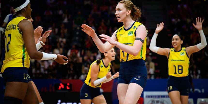 Vôlei: seleção feminina bate Bélgica na 2ª semana da Liga das Nações Vôlei: seleção feminina bate Bélgica na 2ª semana da Liga das Nações