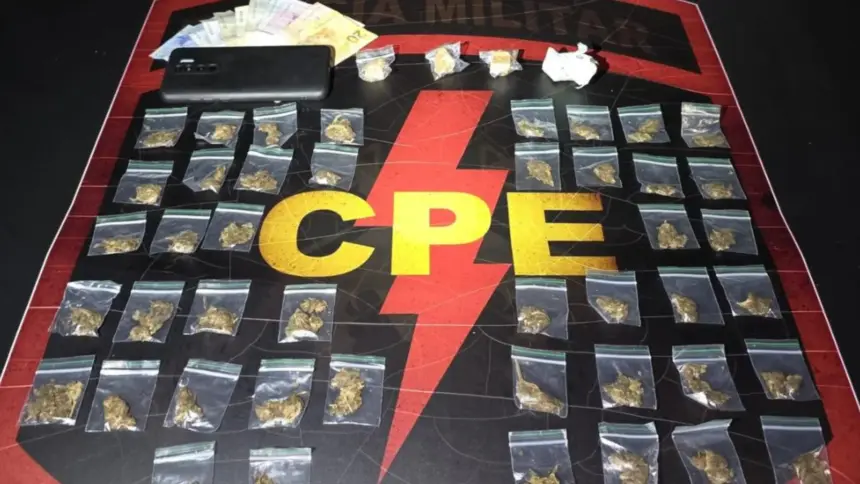 Traficante é preso com porções de crack e “super maconha” em operação da CPE em Goianésia Traficante é preso com porções de crack e “super maconha” em operação da CPE em Goianésia