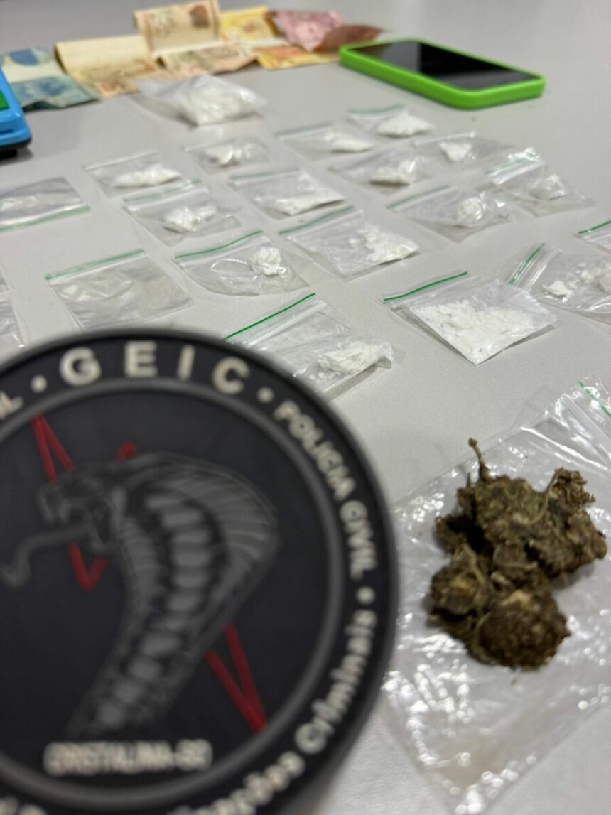 PCGO prende em flagrante investigado por tráfico de drogas em Cristalina – Policia Civil do Estado de Goiás PCGO prende em flagrante investigado por tráfico de drogas em Cristalina – Policia Civil do Estado de Goiás