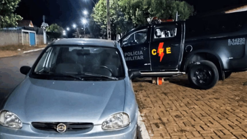 Veículo obtido por estelionato é recuperado pela CPE Goianésia em Castrinópolis