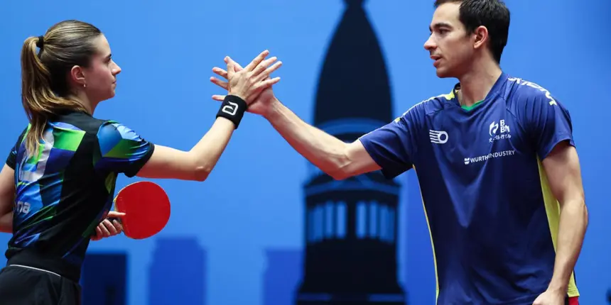 Tênis de mesa: Brasil sai na frente no Mundial por equipes em Londres Tênis de mesa: Brasil sai na frente no Mundial por equipes em Londres