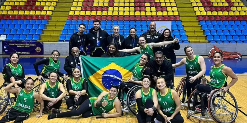 Brasil é vice-campeão na Copa América de basquete em cadeira de rodas Brasil é vice-campeão na Copa América de basquete em cadeira de rodas