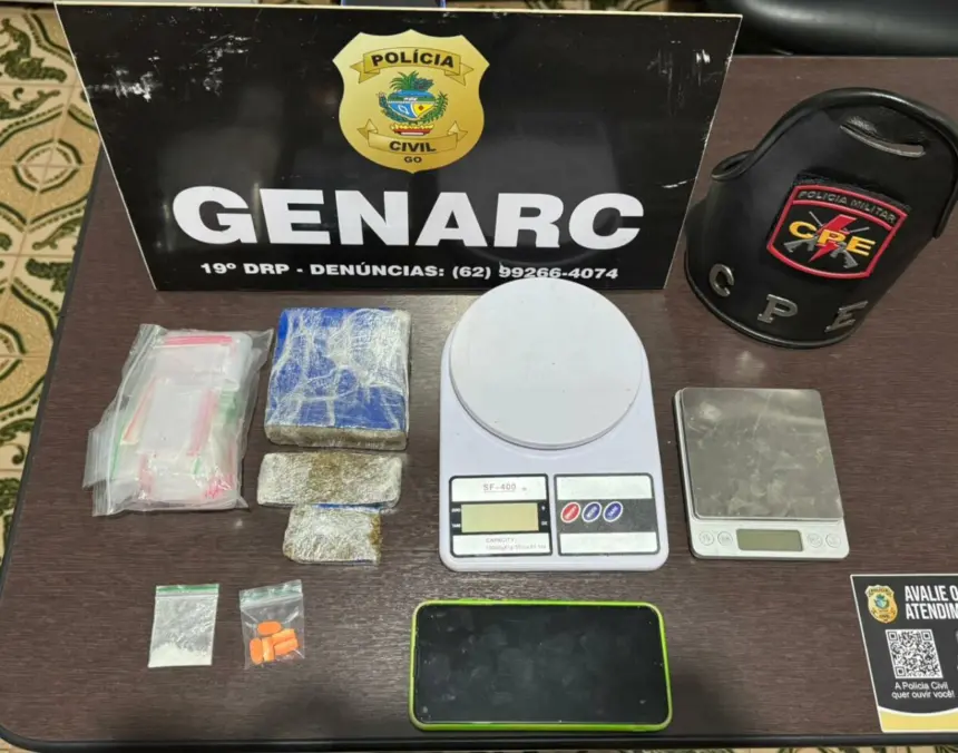 Polícia Civil e Polícia Militar prendem suspeito de tráfico de drogas em Caldas Novas – Policia Civil do Estado de Goiás Polícia Civil e Polícia Militar prendem suspeito de tráfico de drogas em Caldas Novas – Policia Civil do Estado de Goiás