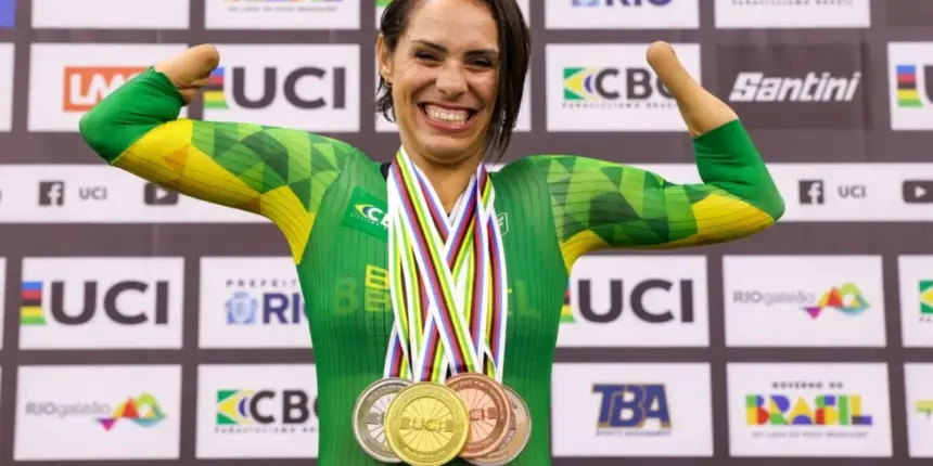 Sabrina Custódia conquista prata e fecha Mundial com quatro medalhas Sabrina Custódia conquista prata e fecha Mundial com quatro medalhas