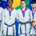 Henrique Marques conquista 2º ouro brasileiro no Mundial de Taekwondo