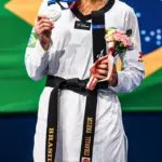 Milena Titoneli é prata no Mundial de taekwondo, o 3º pódio do Brasil