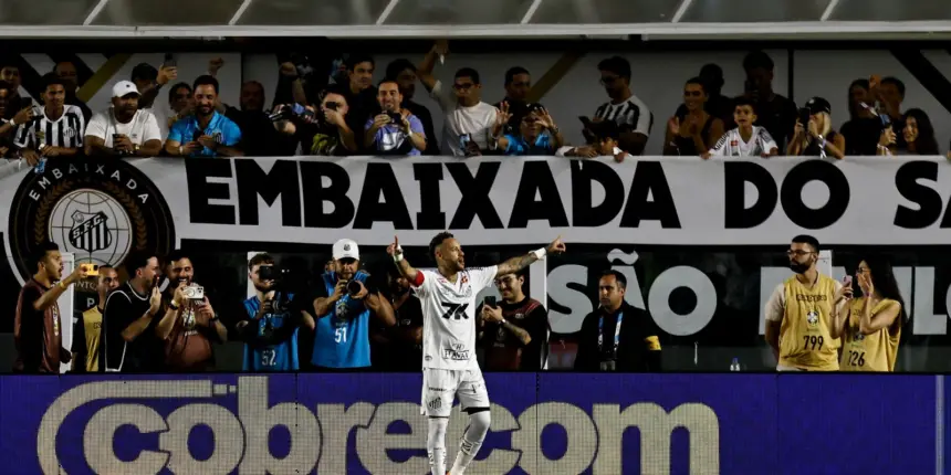 Brasileirão: Neymar marca, Santos vence e deixa zona de rebaixamento Brasileirão: Neymar marca, Santos vence e deixa zona de rebaixamento