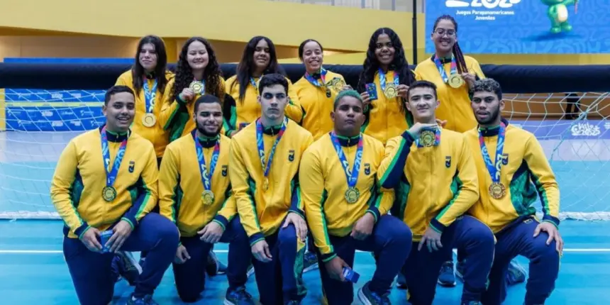 Parapan de Jovens: Brasil garante dobradinha dourada no goalball Parapan de Jovens: Brasil garante dobradinha dourada no goalball