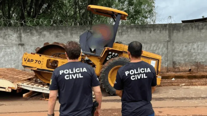 PCGO cumpre mandado e apreende maquinário em Aparecida de Goiânia – Policia Civil do Estado de Goiás PCGO cumpre mandado e apreende maquinário em Aparecida de Goiânia – Policia Civil do Estado de Goiás