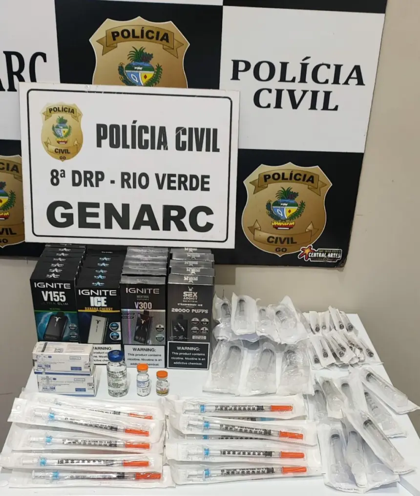 PCGO prende mulher por venda irregular de medicamentos para emagrecimento – Policia Civil do Estado de Goiás