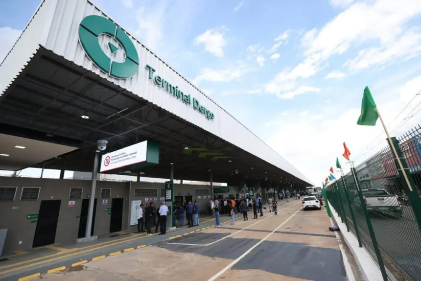 Mais amplo, confortável e seguro, Terminal do Dergo acaba de ser entregue à população – Portal Goiás Mais amplo, confortável e seguro, Terminal do Dergo acaba de ser entregue à população – Portal Goiás