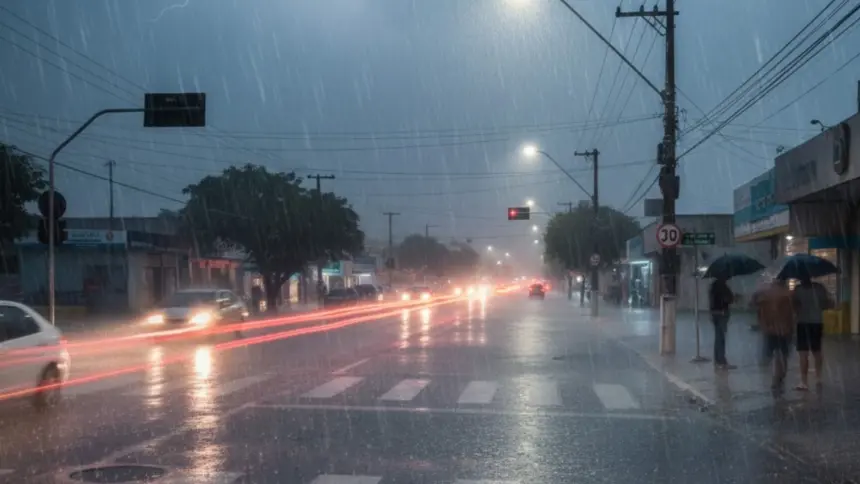 INMET emite alerta para chuvas intensas em Goianésia e região