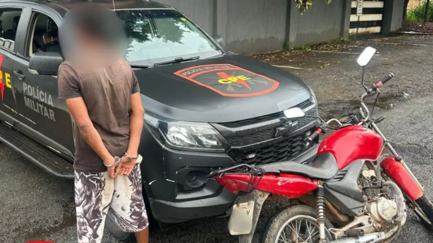 CPE Goianésia recupera motocicleta e prende autor de crime de apropriação indébita CPE Goianésia recupera motocicleta e prende autor de crime de apropriação indébita