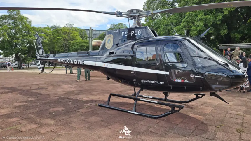 Novo Helicóptero – Mais tecnologia, agilidade e operacionalidade para a Polícia Civil de Goiás Novo Helicóptero – Mais tecnologia, agilidade e operacionalidade para a Polícia Civil de Goiás