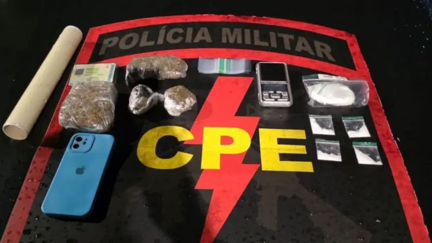 CPE Goianésia prende suspeito por tráfico de drogas na modalidade delivery CPE Goianésia prende suspeito por tráfico de drogas na modalidade delivery