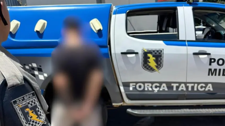 Força Tática recaptura foragido da Justiça por homicídio em Goianésia Força Tática recaptura foragido da Justiça por homicídio em Goianésia