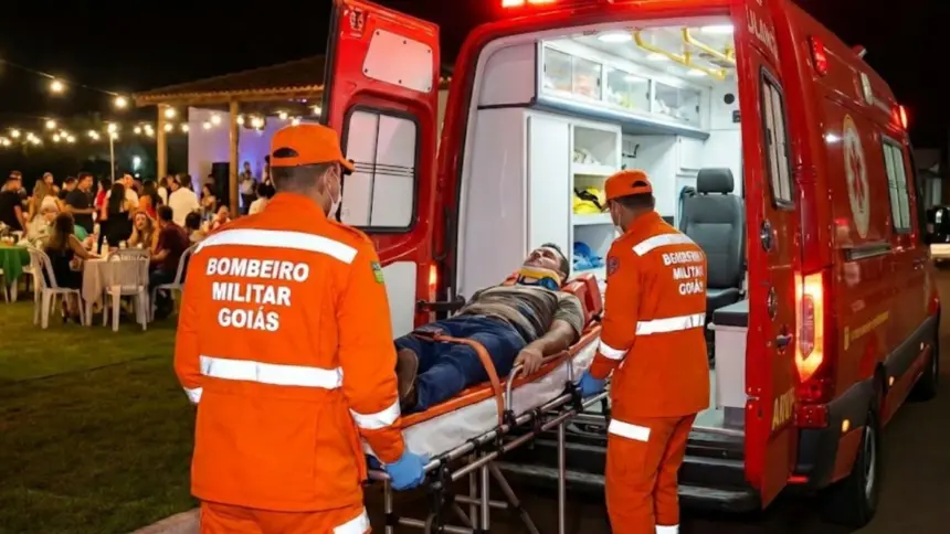 Homem sofre tentativa de homicídio durante festa ao ser esfaqueado no pescoço Homem sofre tentativa de homicídio durante festa ao ser esfaqueado no pescoço