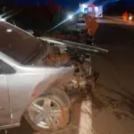 Acidente de trânsito deixa três feridos na GO-230, saída oeste de Goianésia