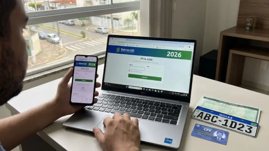 Como consultar o IPVA 2026 em Goiás pelo CPF ou placa Como consultar o IPVA 2026 em Goiás pelo CPF ou placa