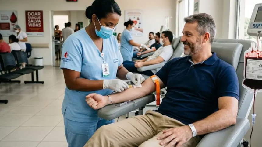 Hugol convoca população a doar sangue Hugol convoca população a doar sangue