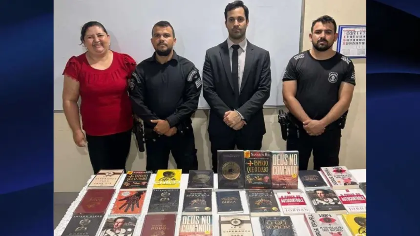 Por iniciativa do MPGO, unidade prisional de Goianésia recebe doação de livros para fortalecimento de projeto de remição da pena pela leitura Por iniciativa do MPGO, unidade prisional de Goianésia recebe doação de livros para fortalecimento de projeto de remição da pena pela leitura